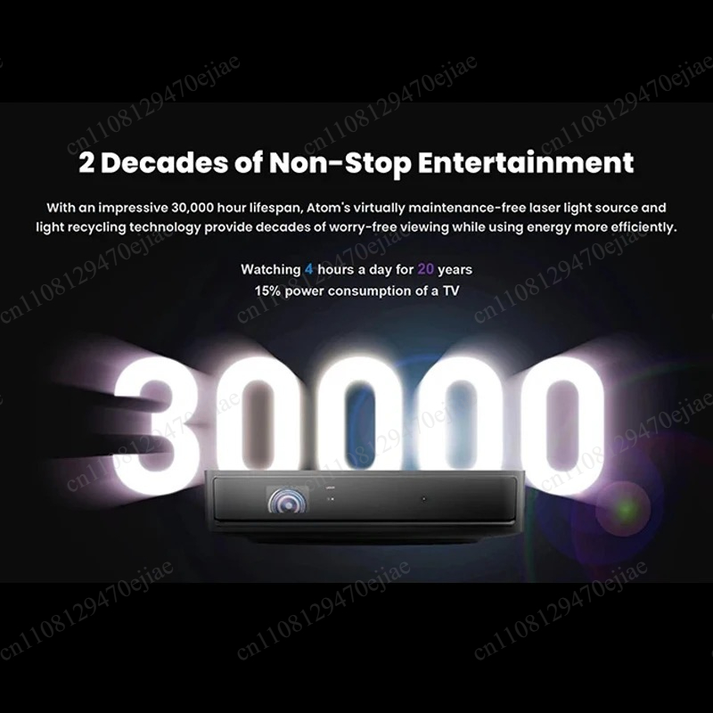 Home Cinema Tv - Projecteur laser portable Dangbei Atom 1080P,